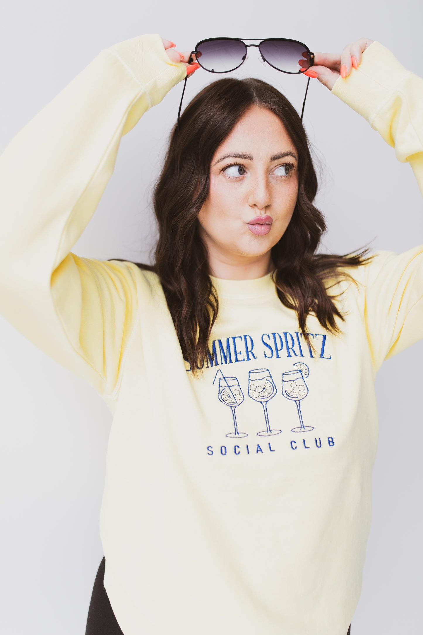 Summer Spritz Pigment Dyed Crewneck