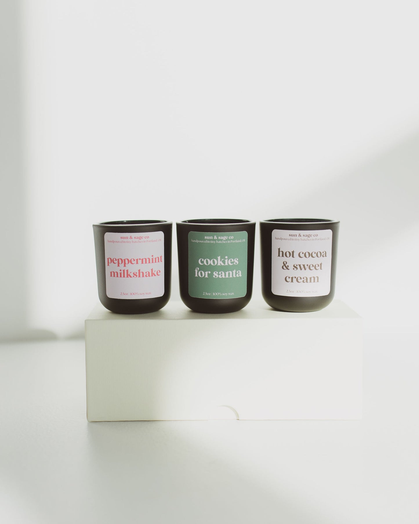 Santa's Sweet Shop Mini Candle Trio