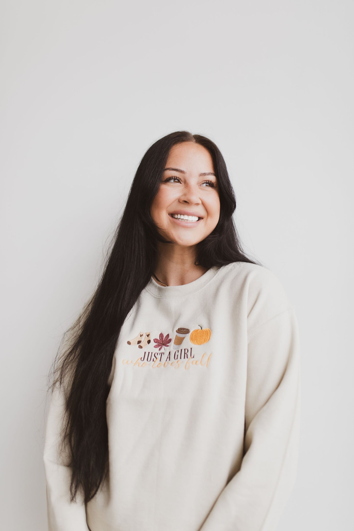 Just A Girl Who Loves Fall Crewneck