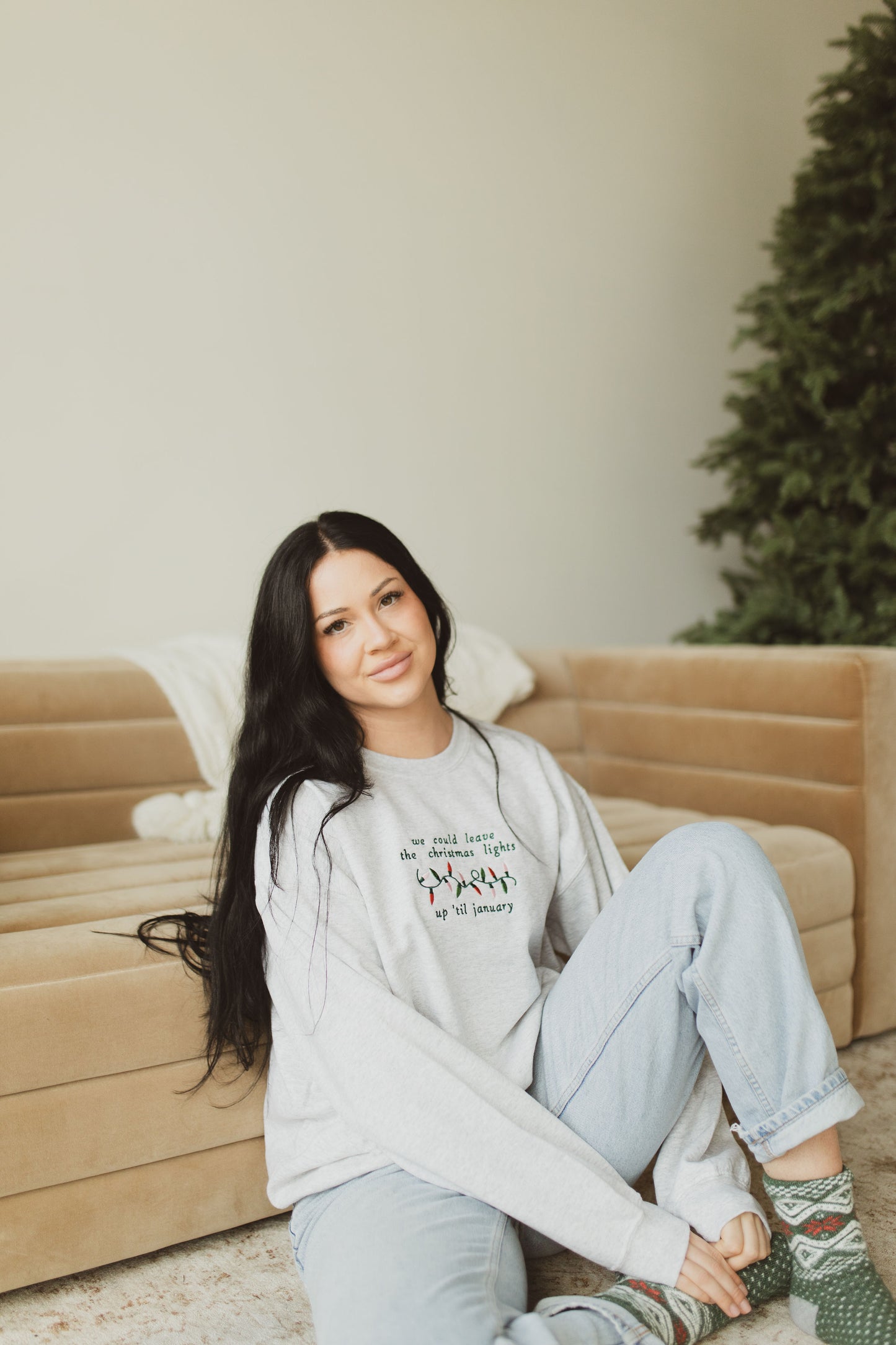 Christmas Lights Crewneck