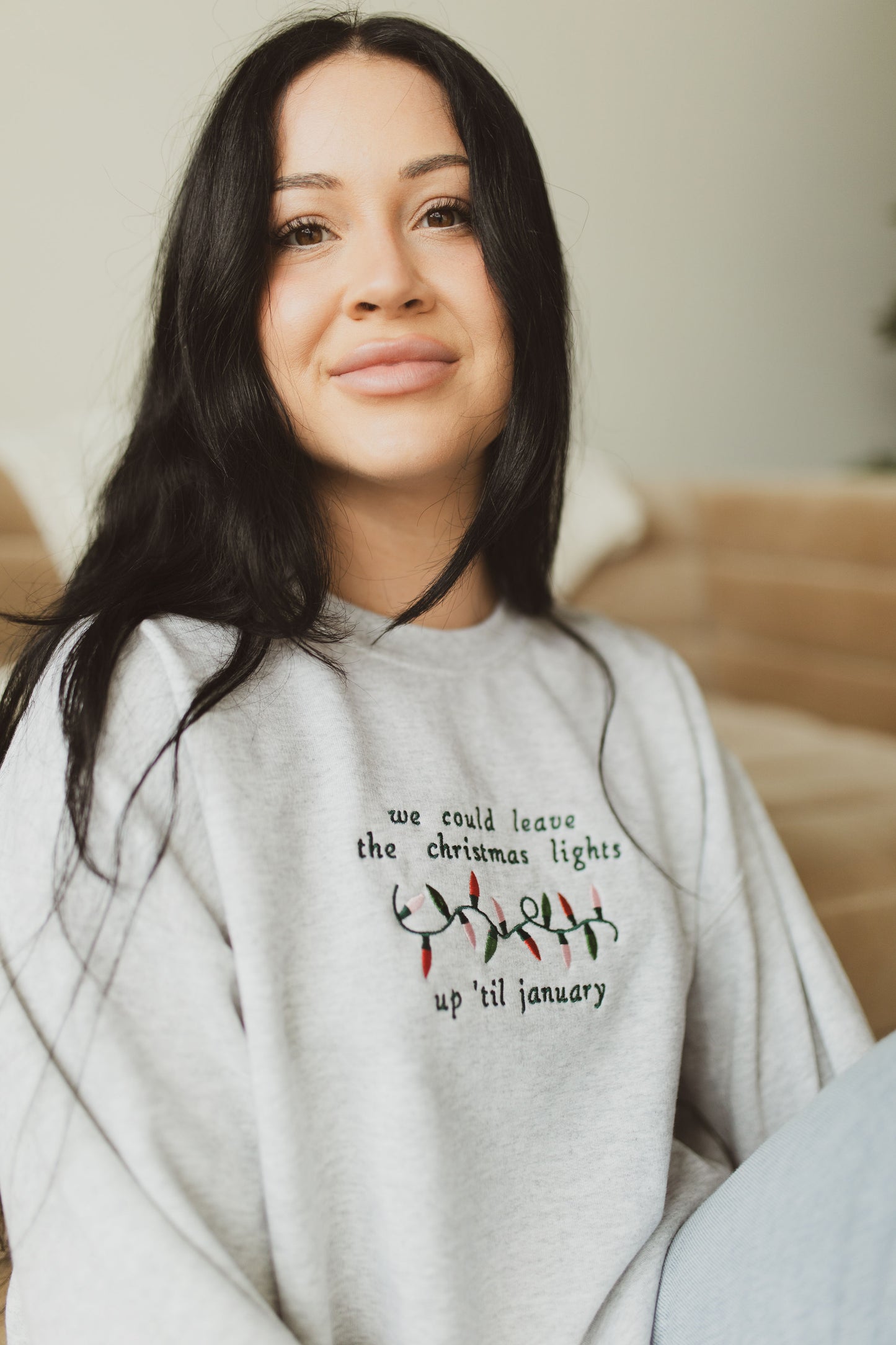 Christmas Lights Crewneck