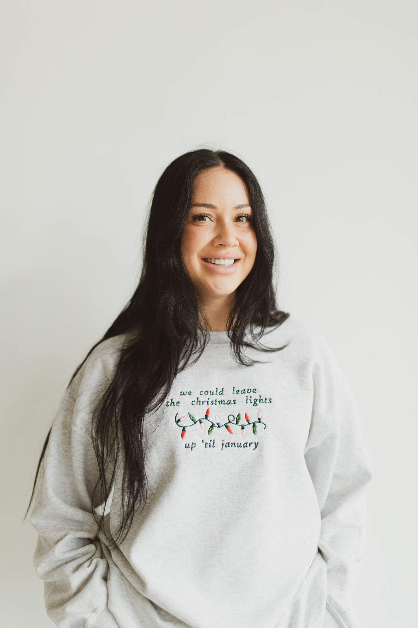 Christmas Lights Crewneck