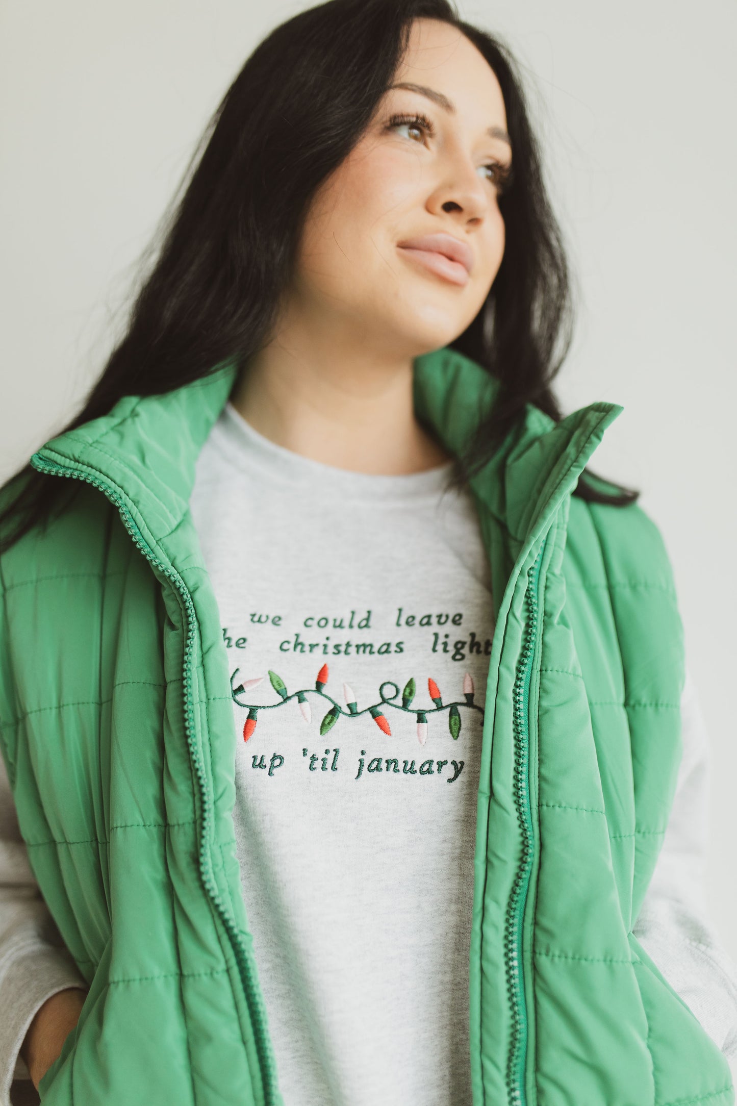 Christmas Lights Crewneck