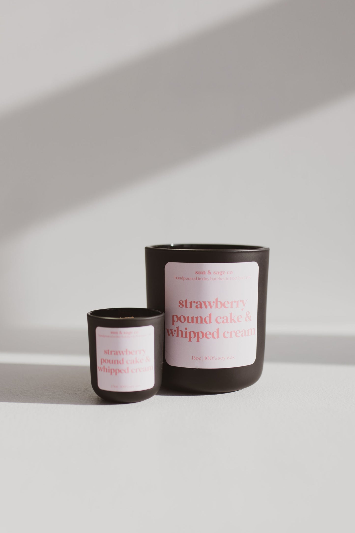 Strawberry Pound Cake & Whipped Cream Soy Candle
