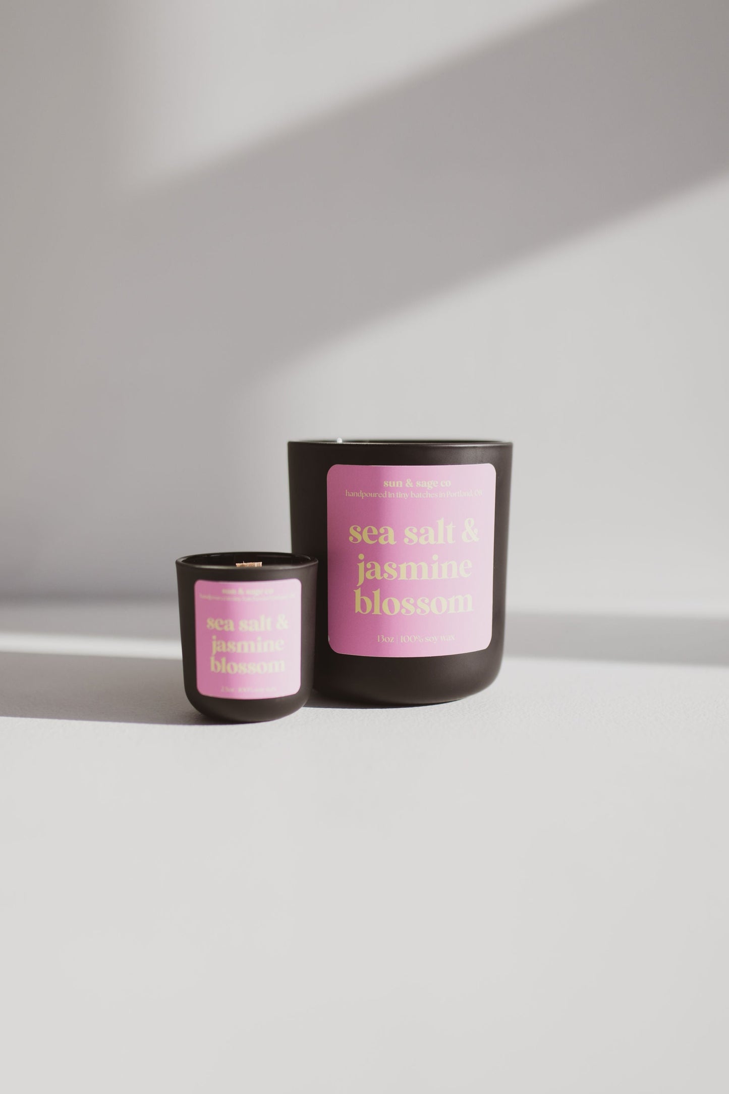 Sea Salt & Jasmine Blossom Soy Candle