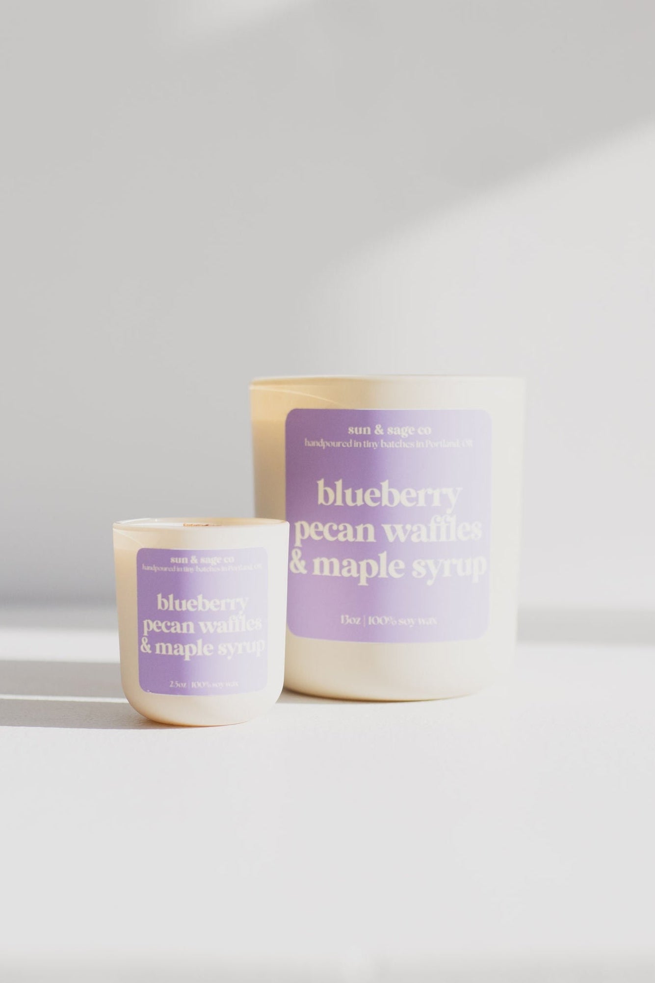 Blueberry Pecan Waffles & Maple Syrup Soy Candle