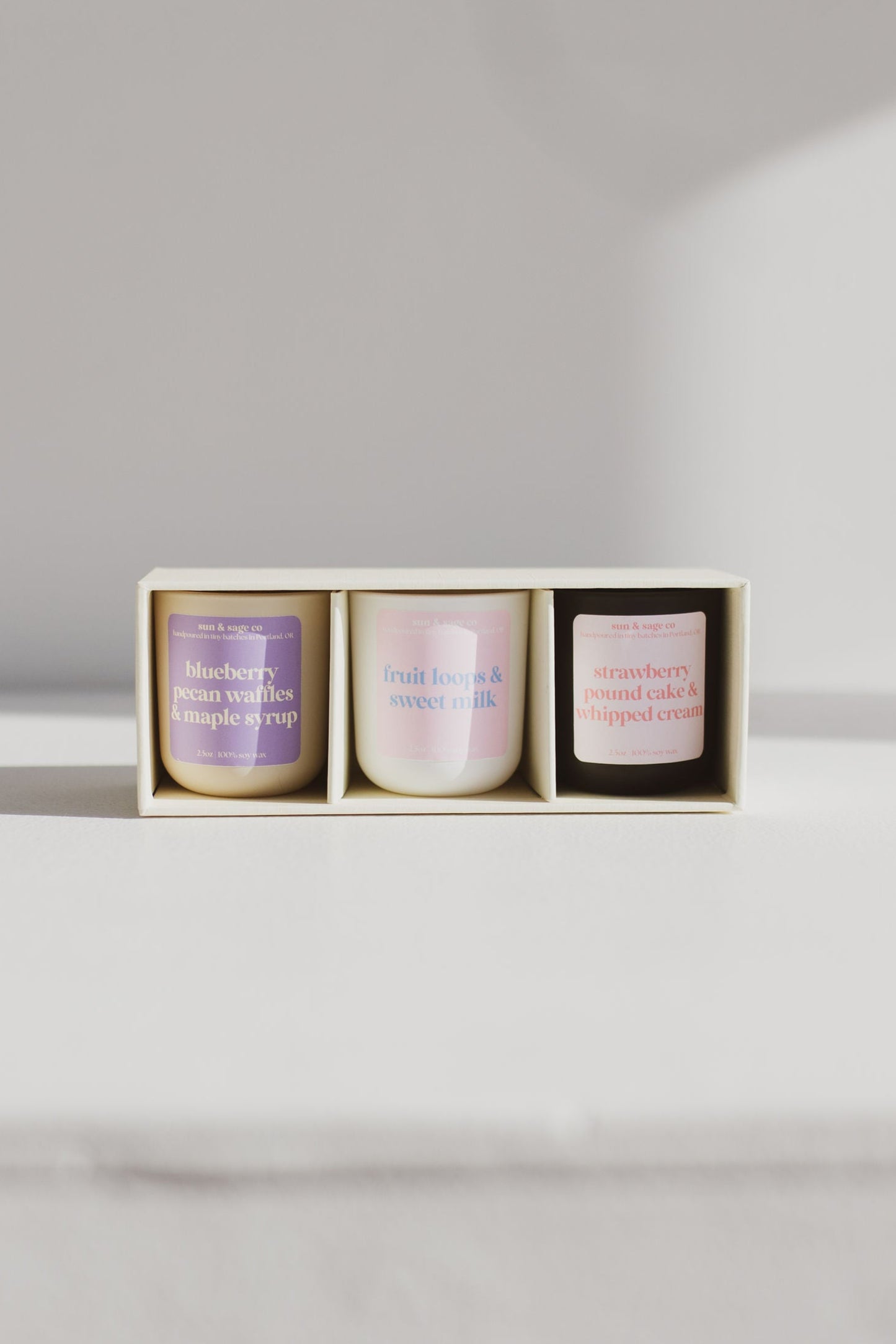 Sweet Treats Mini Candles Trio