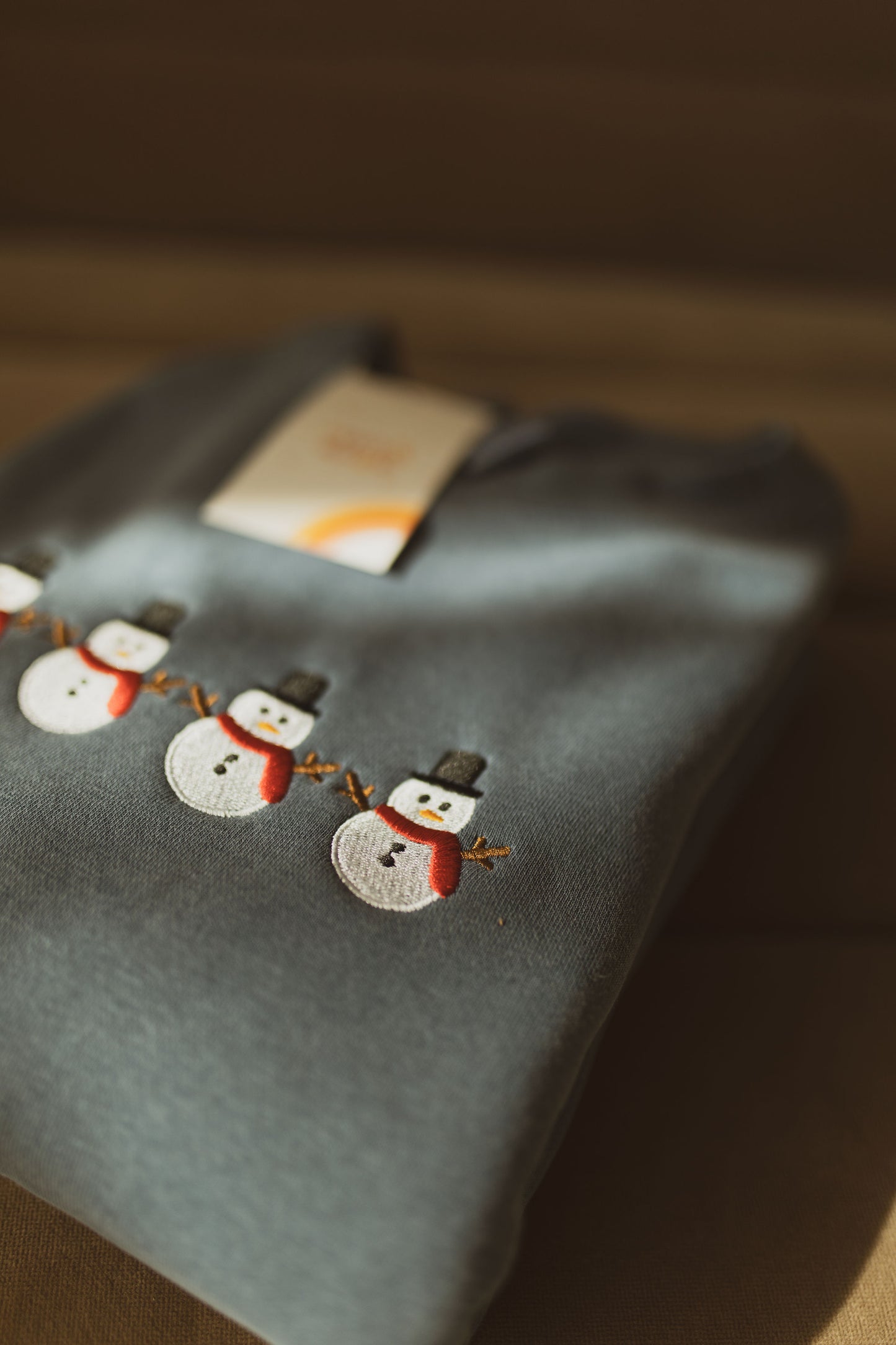 Snowman Pigment Dyed Crewneck