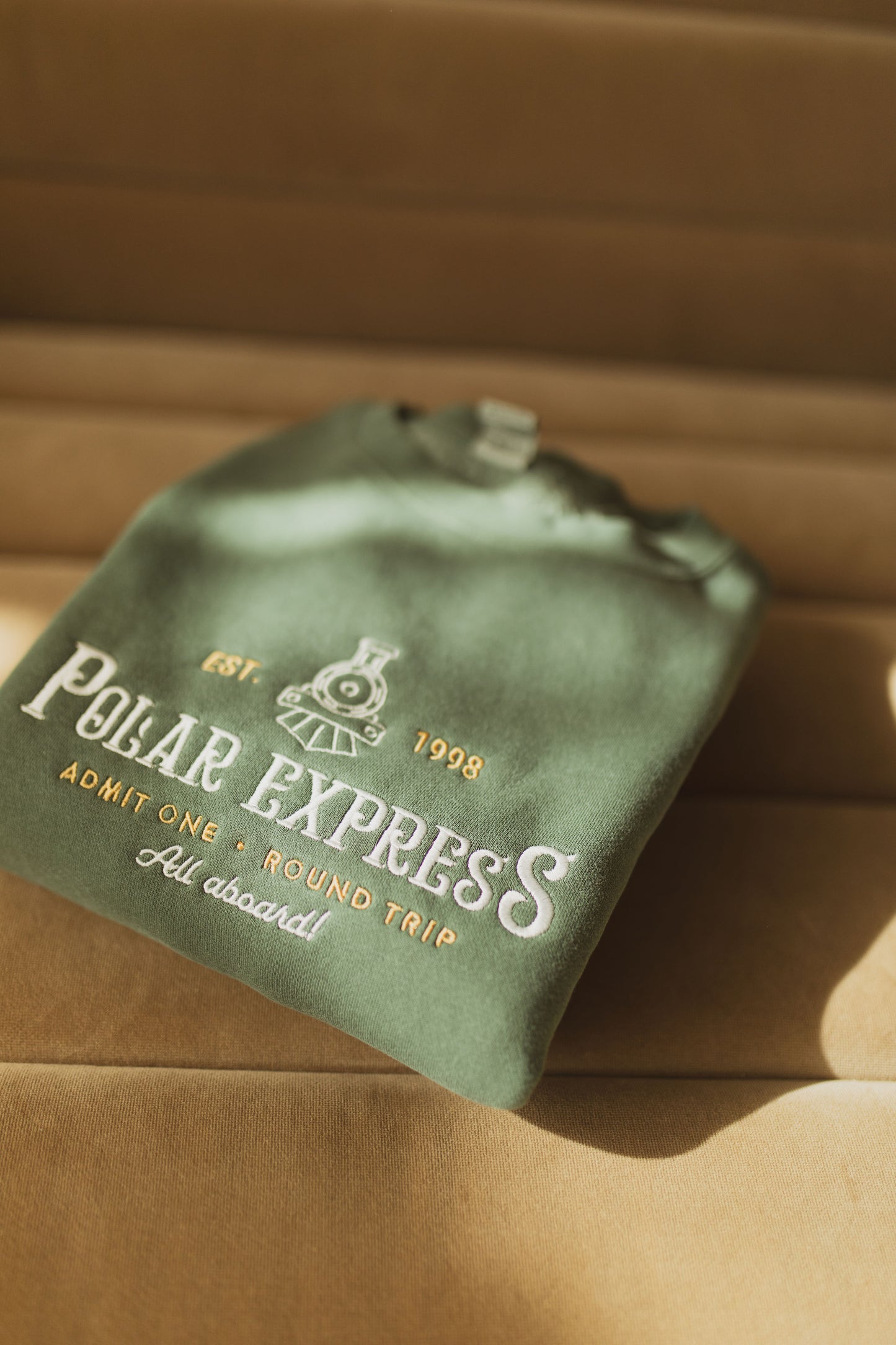 Polar Express Pigment Dyed Crewneck