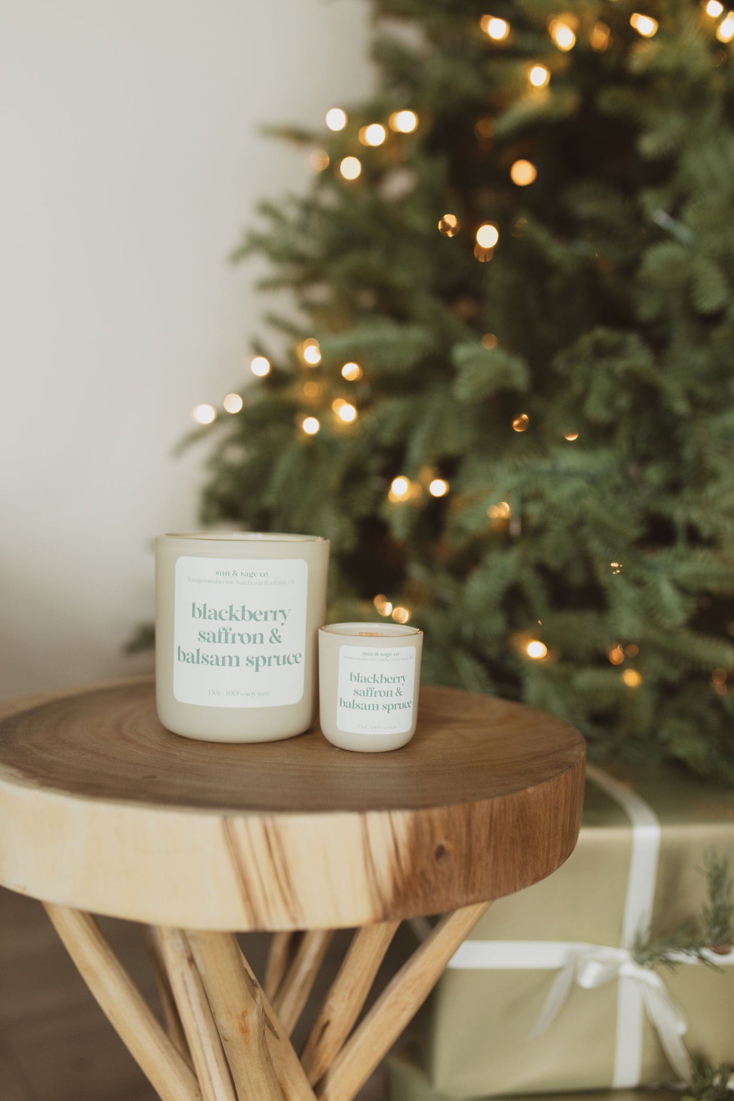 Blackberry Saffron & Balsam Spruce Soy Candle