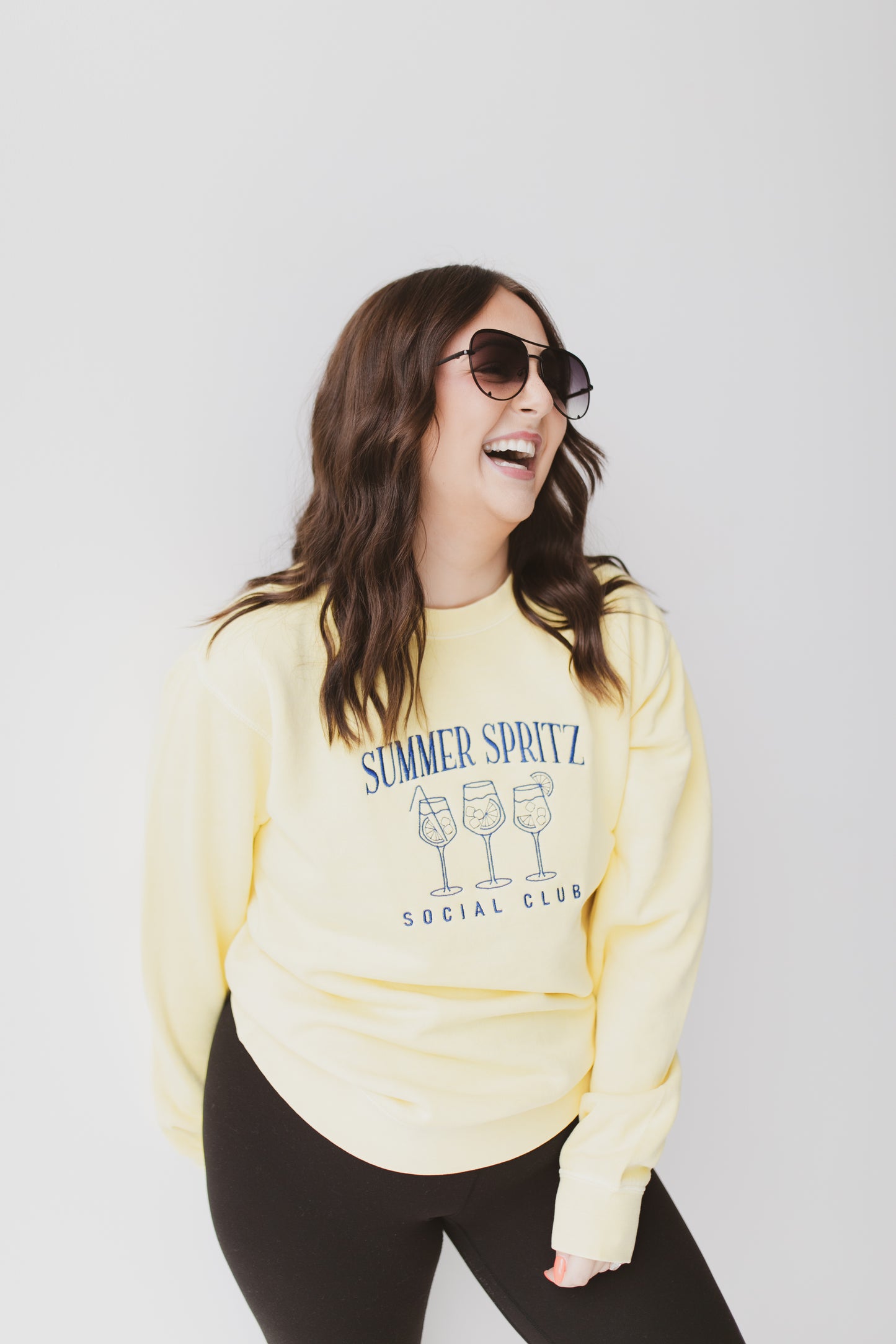 Summer Spritz Pigment Dyed Crewneck