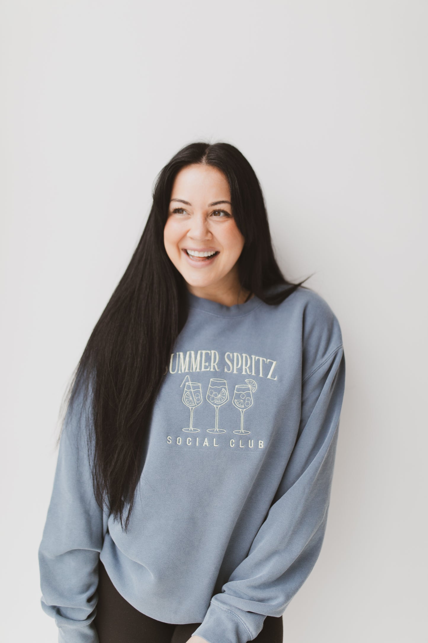 Summer Spritz Pigment Dyed Crewneck