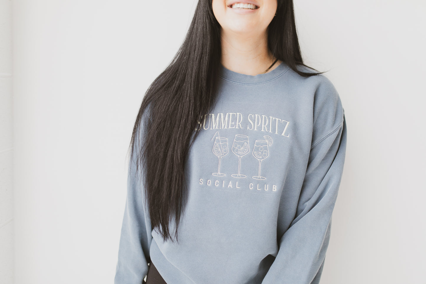 Summer Spritz Pigment Dyed Crewneck