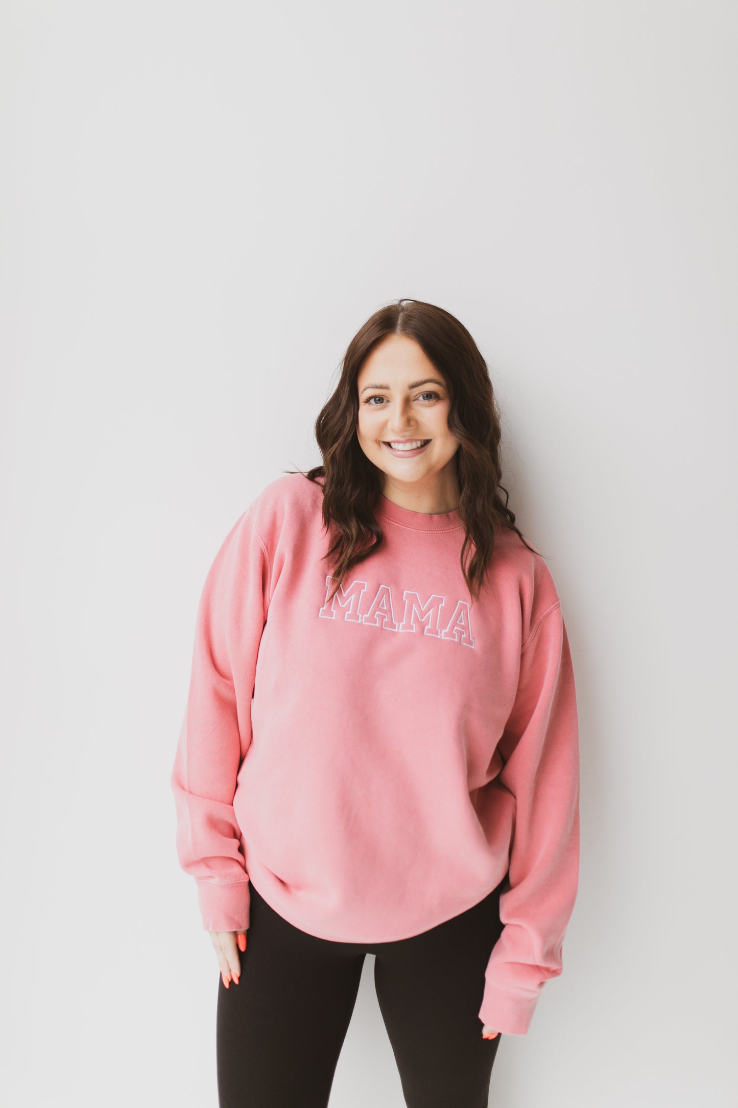 MAMA Pigment Dyed Crewneck