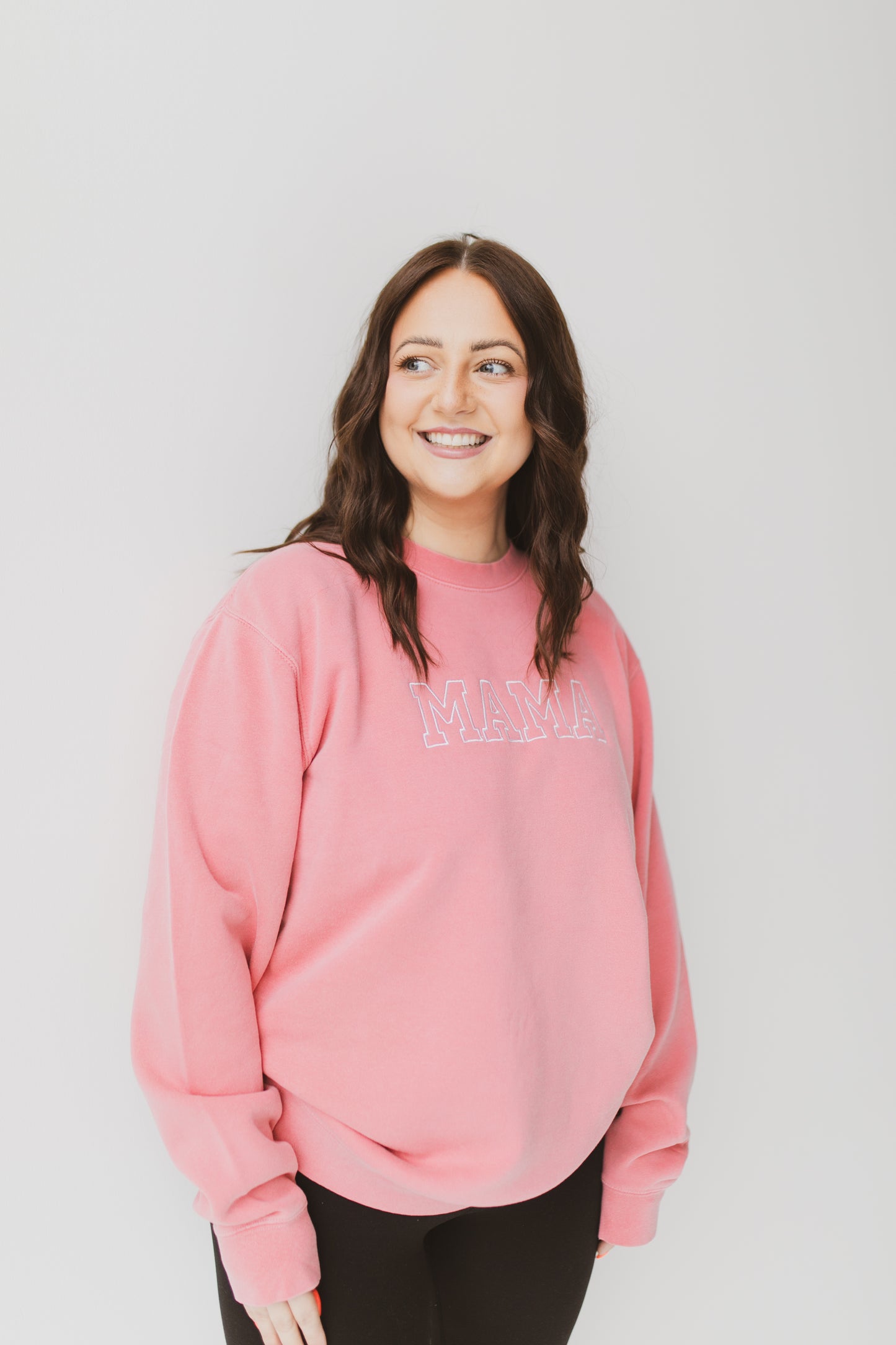 MAMA Pigment Dyed Crewneck