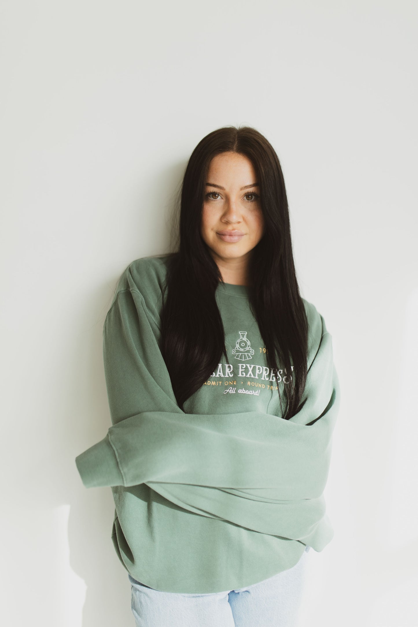 Polar Express Pigment Dyed Crewneck