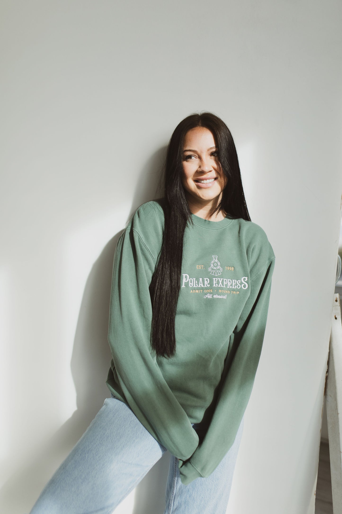 Polar Express Pigment Dyed Crewneck