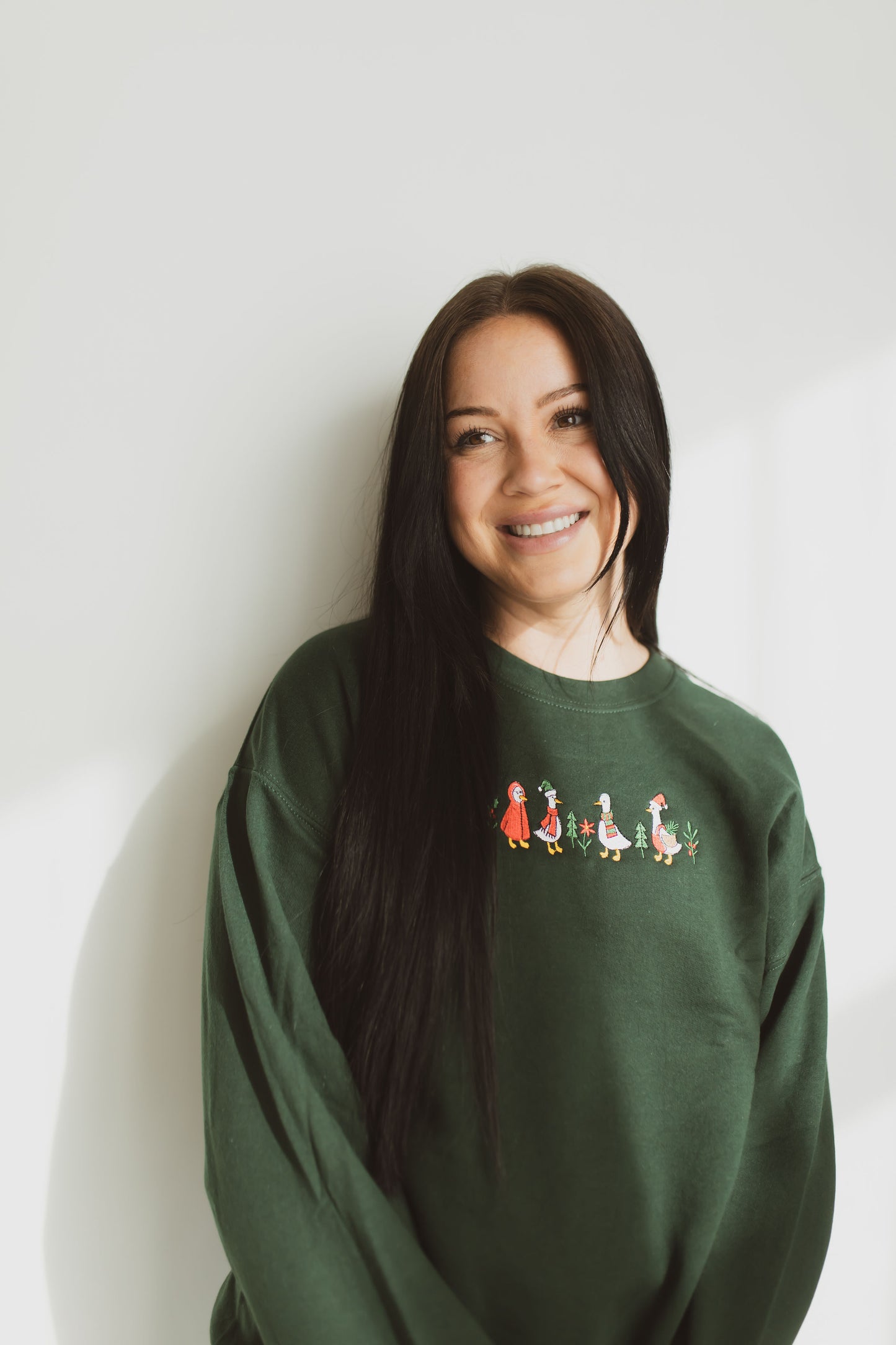 Christmas Geese Crewneck