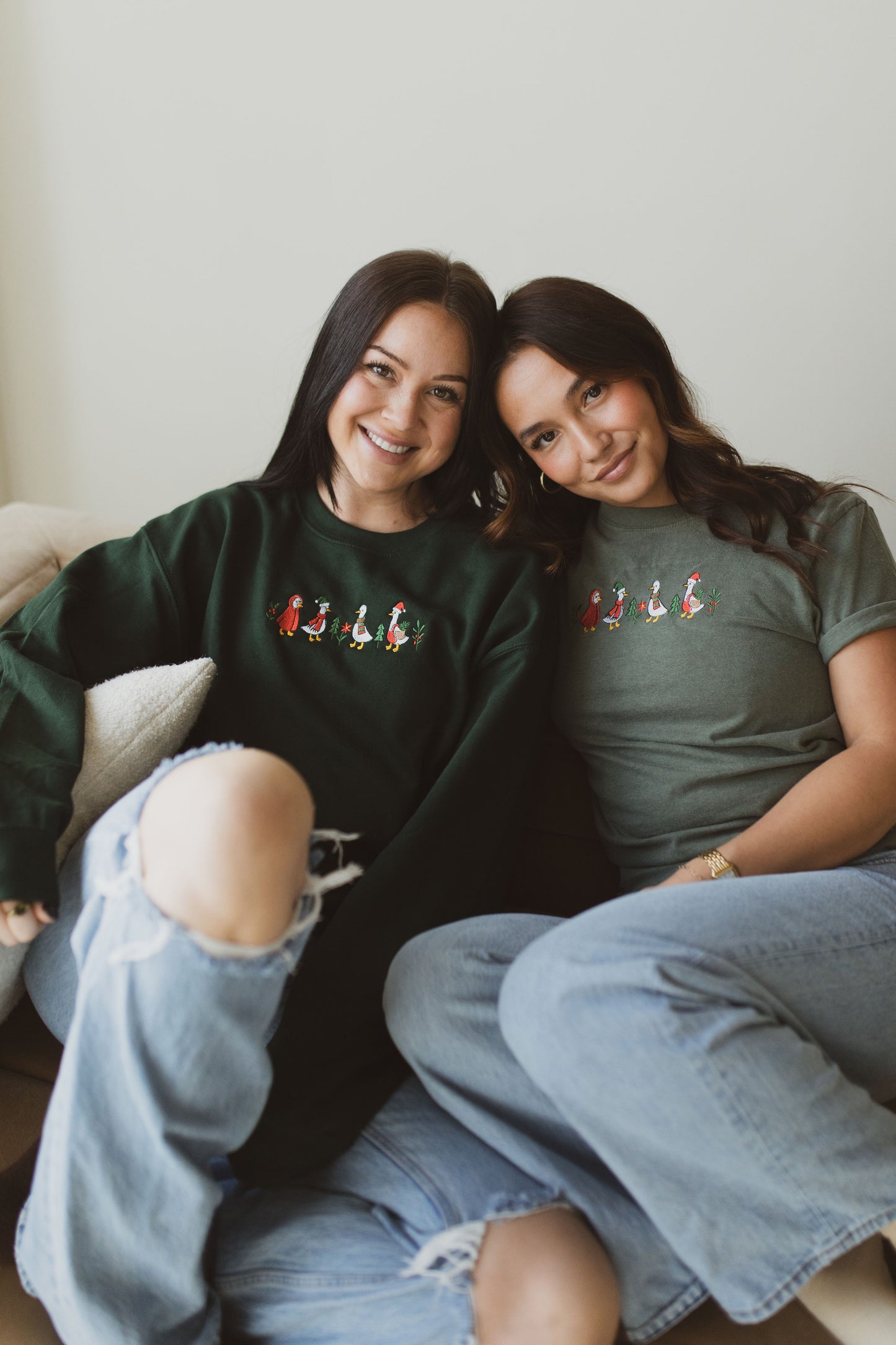 Christmas Geese Crewneck