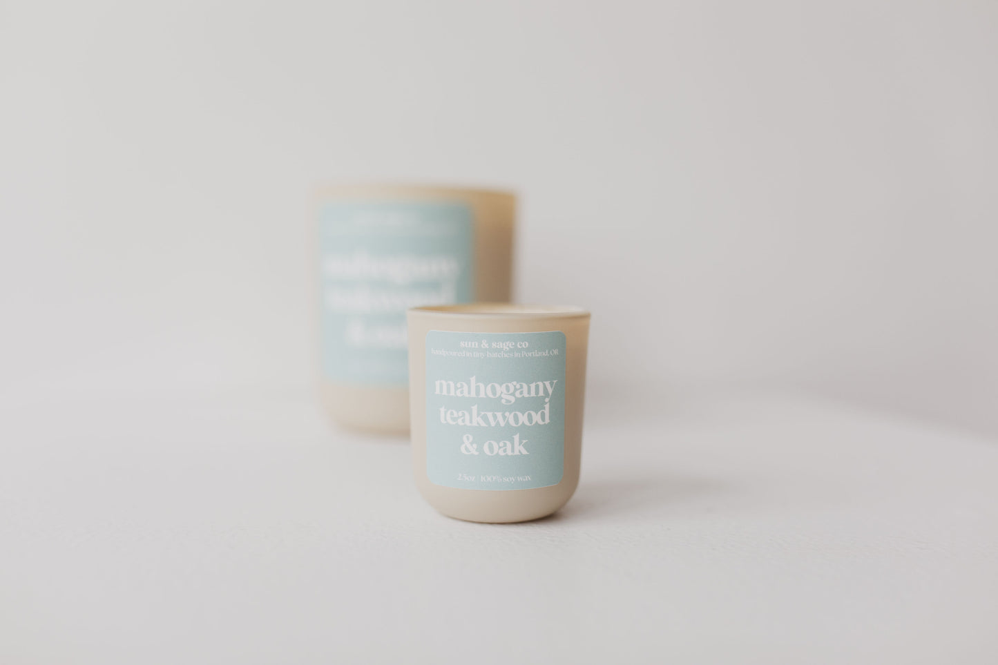 Mahogany Teakwood & Oak Soy Candle