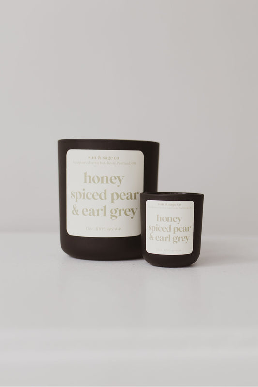 Honey Spiced Pear & Earl Grey Soy Candle