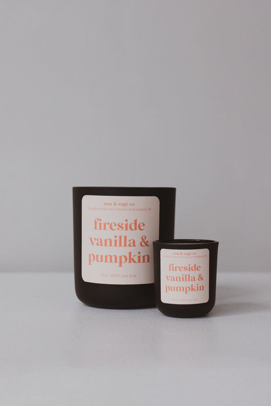 Fireside Vanilla & Pumpkin Soy Candle