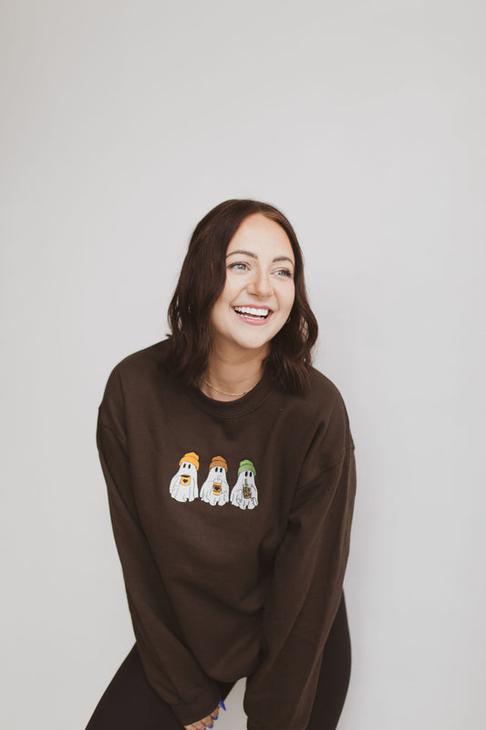 Ghost Coffee Trio Crewneck
