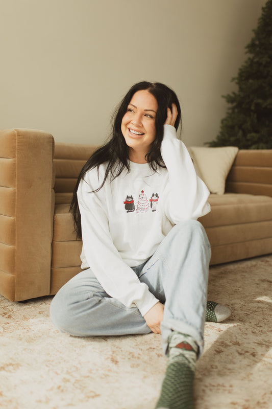 Christmas Cats Crewneck