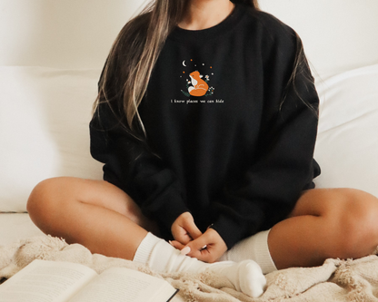 Embroidered I Know Places Crewneck